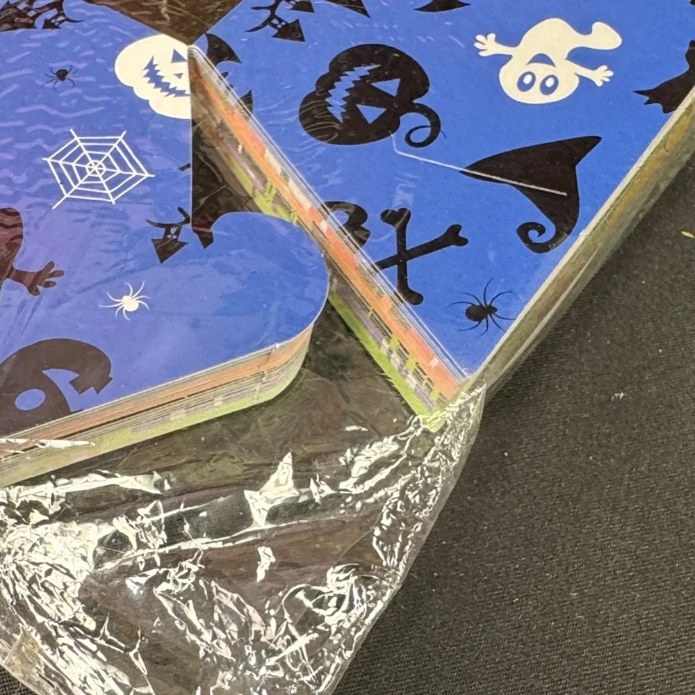 Halloween Big Food Paper Trays treat trays Ghost Party Plates Halloween party
